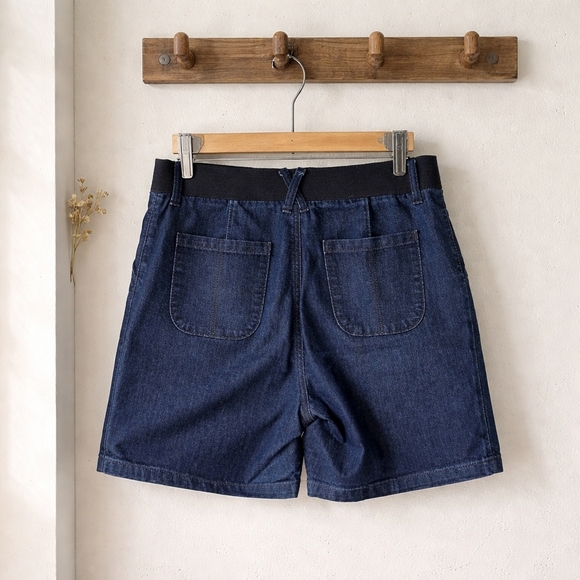 Riders by Lee Women's Dark Blue Jean Shorts - Picture 4 of 8